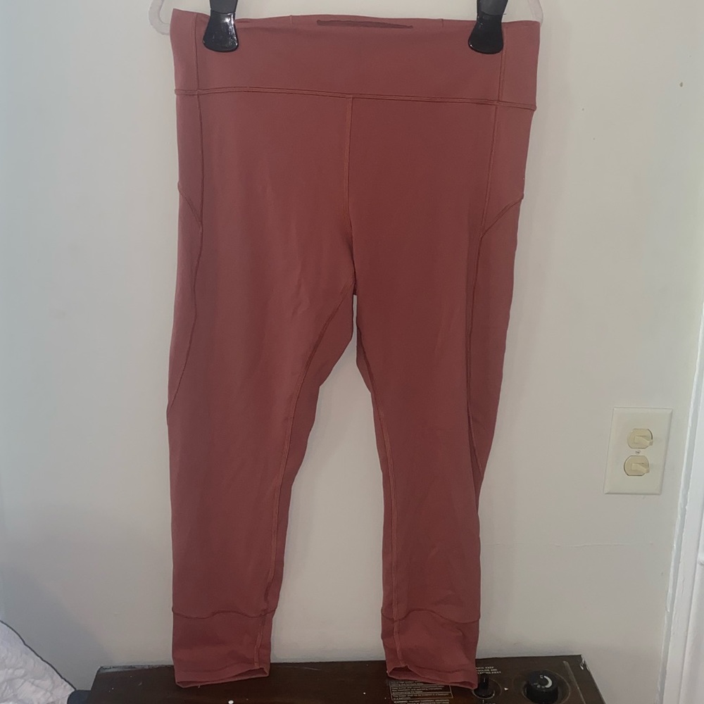 Lululemon size 14 leggings blush pink